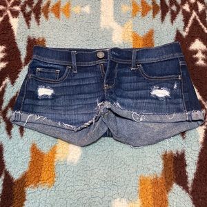Hollister Dark Wash Jean Shorts